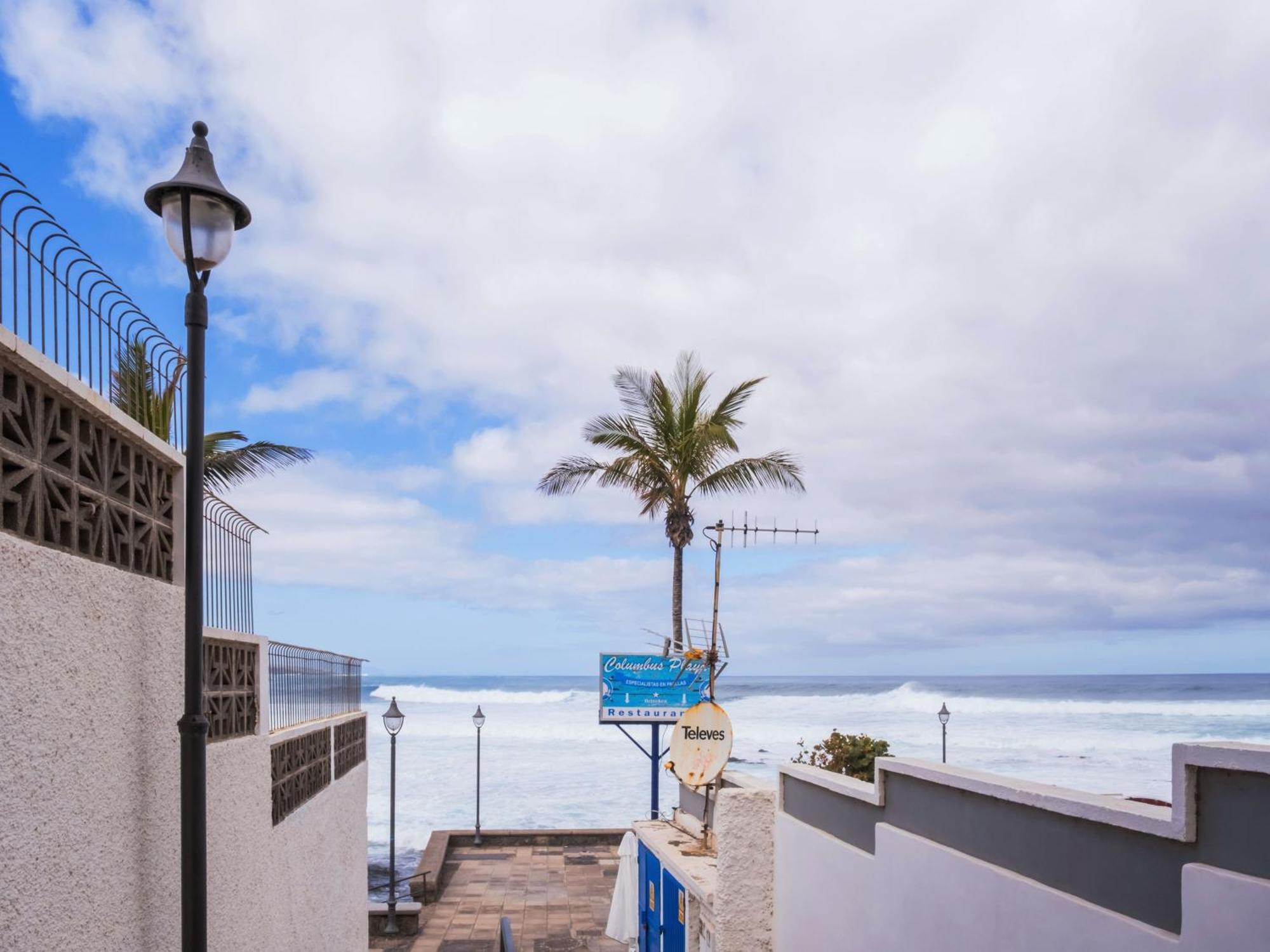 Live Punta Columbus Pool & Beach Front Punta Del Hidalgo Exteriér fotografie